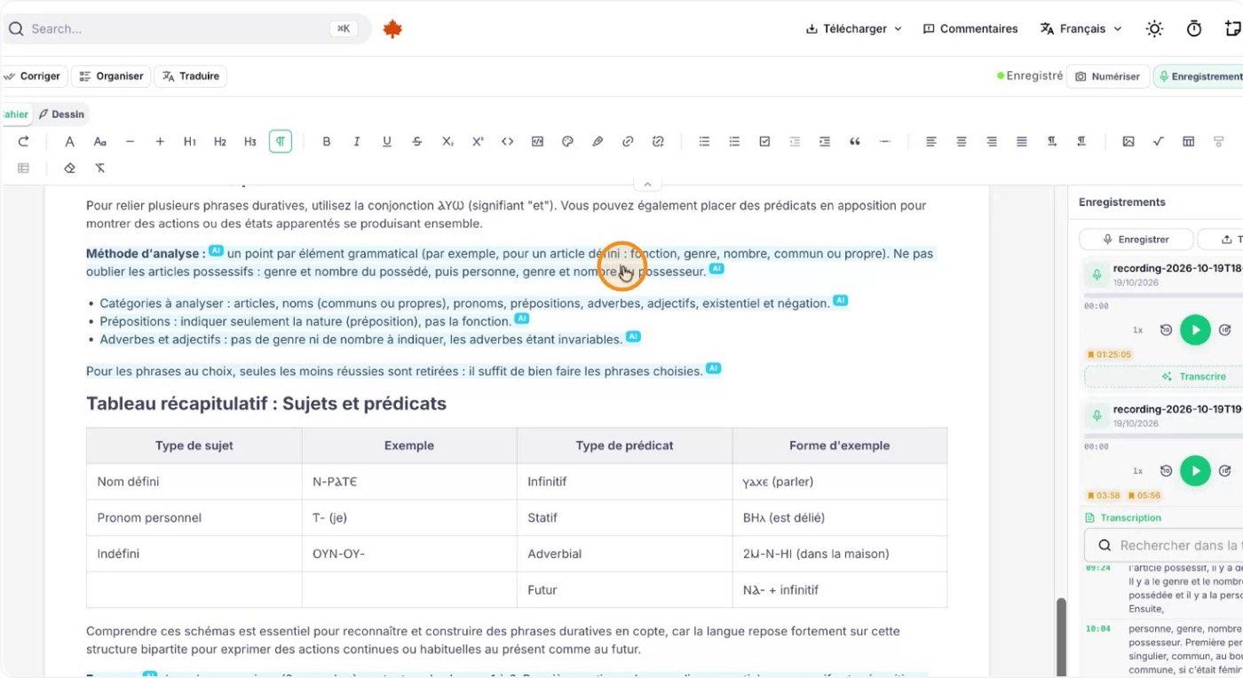 Confirma como tuyo el contenido sugerido por la IA