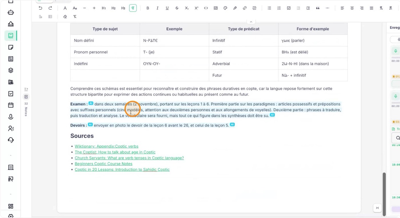 Confirma como tuyo el contenido sugerido por la IA